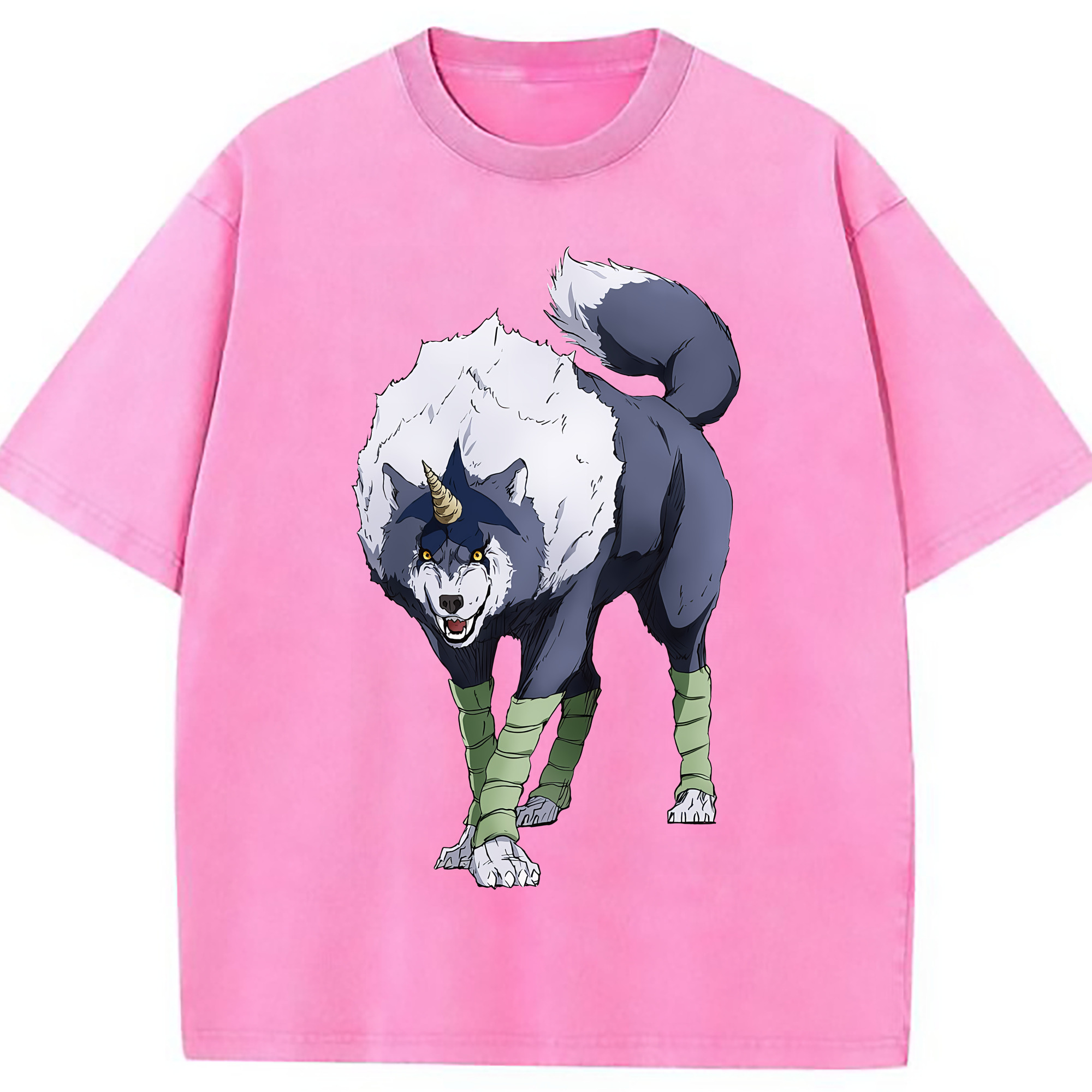 （画像用） 転スラ Regarding Reincarnated to Slime 綿100% ヴィンテージ風 半袖Tシャツ（フロントプリント）